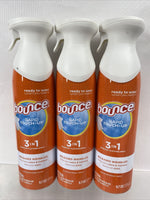 (3) Bounce Rapid Touch Up 3 In 1 Clothing Spray Release Wrinkles Ofor9.7 oz Cans