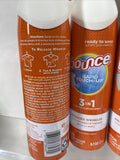 (3) Bounce Rapid Touch Up 3 In 1 Clothing Spray Release Wrinkles Ofor9.7 oz Cans