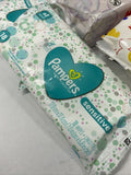 (4) Huggies Baby Simply Clean Fragrance Free Wipes 2x64ct Pampers Sensitive 2x18