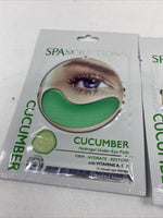 (2) Spascriptions Hydrogel Under Eye Pads Cucumber Hydrate Firm Restore