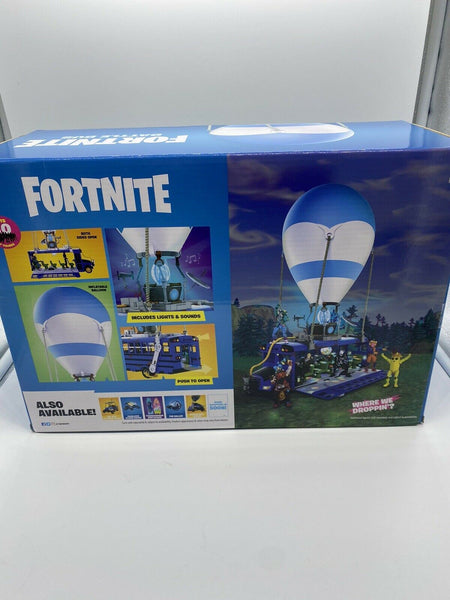 Fortnite Battle Bus Deluxe Vehicle Pack NEW 2020 Toy Seats 10 w/ Figures