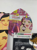 (9) Yes to grapefruit BRIGHTENING 2 Step Unicorn LIP Face Peel Mud Blueberries