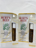 Burt's Bees Herbal Complexion Stick 0.26 oz With Tea Tree Oil. 99.9% Natural