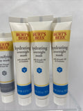 (8) Burt's Bees Face Mask Exfoliating Cleansing Hydrating Overnight Detoxifying