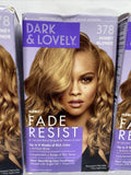 (3) Dark and Lovely 378 Honey Blonde SoftSheen-Carson Fade Resistant Hair Color