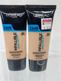 (1pk&2pk) L'Oreal Infallible Pro-Glow Foundation Makeup YOU CHOOSE Old Formula