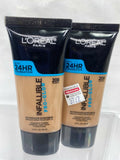 (2pk) L'Oreal Infallible Pro-Glow Foundation Makeup YOU CHOOSE Shade Old Formula