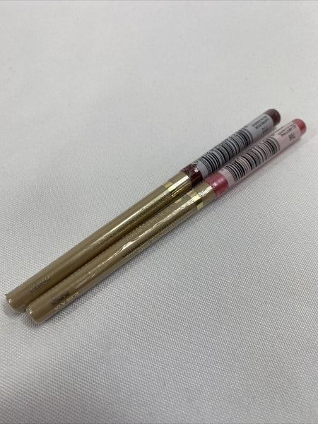 (2) L’oreal 708/772 All About Pink Lasting Plum Color Riche Lip Liner