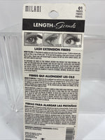Milani 01 Fibers Lash Extension Fibers Lengthen Pop Mascara