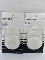 (2) CoverGirl Makeup Masters Powder Puffs Applicator 3 Ct