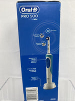 Oral-B Pro 500 White Electric Rechargeable Toothbrush with Precision Clean
