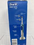 Oral-B Pro 500 White Electric Rechargeable Toothbrush with Precision Clean