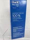 Oral-B Pro 500 White Electric Rechargeable Toothbrush with Precision Clean