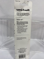 (2) Uniball Signo 307 Gel Pens 2 Pk Black 1927708 Skip Free Writing .7mm Medium
