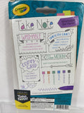 Crayola Take Note Washable Gel Pens 6 Pens Quick Dry 0.7mm Medium Point