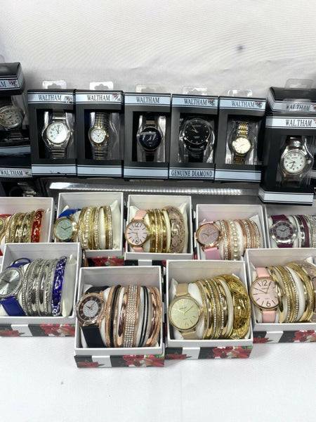 MZ BERGER & CO Watch & Bracelets Waltham  YOU CHOOSE Valentines Day Gift Set