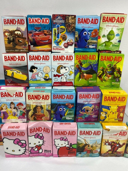 Kids Band-Aid Adhesive Bandages YOU CHOOSE Buy More & Save + Combined Shipping