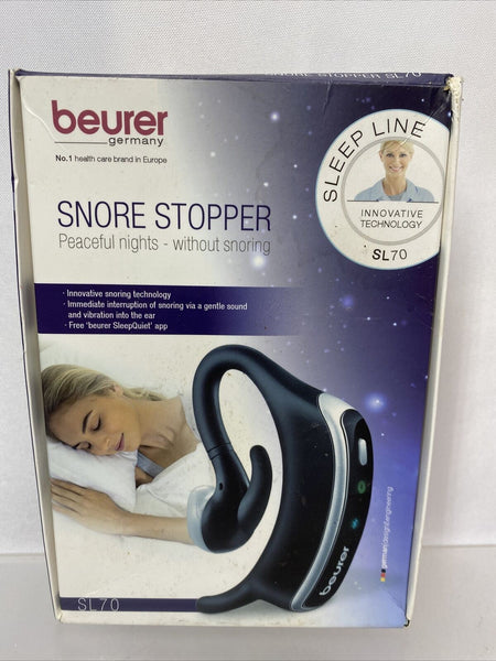 BEURER GERMANY Snore Stopper SL70 Rechargeable Bluetooth Analysis Sleep