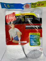 Hanes Men White Cushion Crew YOU CHOOSE SIZE Buy More & Save + Combine Shipping