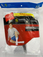 Hanes Men White Cushion Crew YOU CHOOSE SIZE Buy More & Save + Combine Shipping
