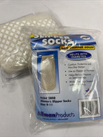 Slipper Socks Gripper Soles Diabetes Women 9-11 Medium Beige Allman product Grey