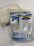 Slipper Socks Gripper Soles Diabetes Women 9-11 Medium Beige Allman product Grey