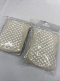 Slipper Socks Gripper Soles Diabetes Women 9-11 Medium Beige Allman product Grey