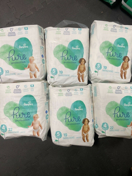 Pampers Pure Protection Diapers Jumbo Pack YOU CHOOSE SIZE