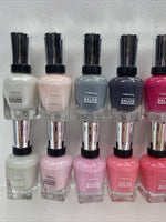 (16) Sally Hansen Salon Manicure Nail Polish Gel Finish No Repeats Bulk Lot