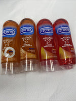 (4) Durex Massage & Play Intensify & Sensual 2-In-1 Gel & Personal Lubricant