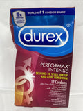 Durex Performax Intense Ultra-Fine, Ribbed and Dotted Condoms 12 Count 1/24