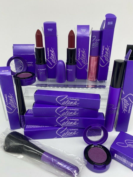BNIB MAC Selena Purple Collection Lipstick Brush Mascara YOU CHOOSE w/receipt