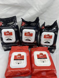 (5) Yes to  Tomato  Detoxifying￼ Charcoal blemish facial￼ Towelette Wipes 30ct e