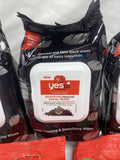 (5) Yes to  Tomato  Detoxifying￼ Charcoal blemish facial￼ Towelette Wipes 30ct e