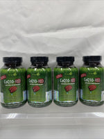 (4) Irwin Naturals CoQ10 RED Nitric Oxide Booster heart health 60 SoftGels 9/21