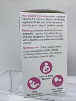 Pink Stork Prenatal + DHA Nutrition 60 Vegetarian Caps 06/21 Buy More & SAVE
