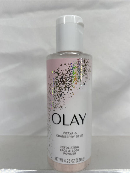 Olay Pitaya & Cranberry Seed Exfoliating Face & Body Powder 4.23 oz (120 g)