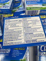 (12) Claritin 24 Hour Chewable Tablet Allergy Relief Cool Mint 4ct 48 ttl 8/21+