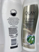 (2) Olay Cleansing Infusion Hydrating Glow Body Wash (Deep Sea Kelp) 22oz