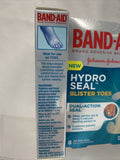 Band-Aid Hydro Seal Blister Toes Waterproof Gel Bandage Cushion 8pk~Combine Ship