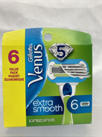 Gillette Venus Extra Smooth 5 Diamond blade 6 Cartridges