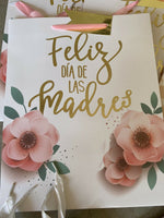 (100) Mother's Day Gift Bags & Wine Bottle Spanish Assorted Bulk Lot Feliz Madre