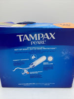 Tampax Pearl Tampons Super Absorbency Unscented Tampons 50 Ct Jumbo S+