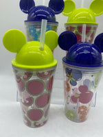 Mickey Mouse Tumbler Cup Travel Mug Water Bottle kids Refill 16oz YOU CHOOSE