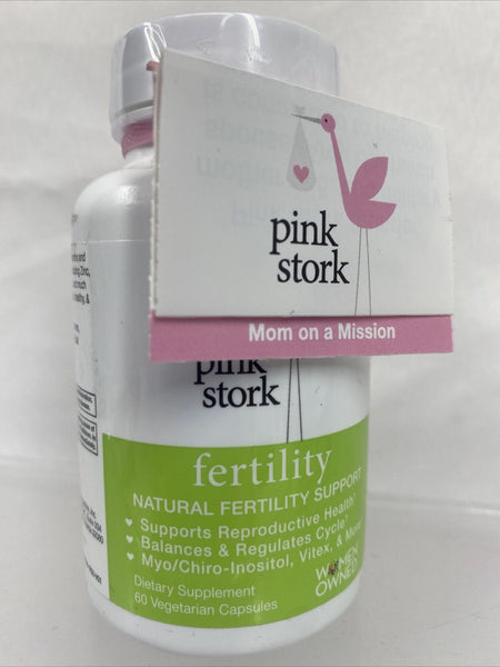 Pink Stork FERTILITY Natural Reproductive Support 60 Vegetarian Capsules