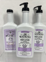 (3) J.R. Watkins Daily Moisturizing Body Lotion Lavender 18 fl oz