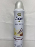 Dove Nourishing Secret Vanilla Cocoa Butter Antiperspirant Deodorant Spray 3.8oz