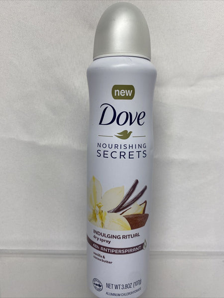 Dove Nourishing Secret Vanilla Cocoa Butter Antiperspirant Deodorant Spray 3.8oz