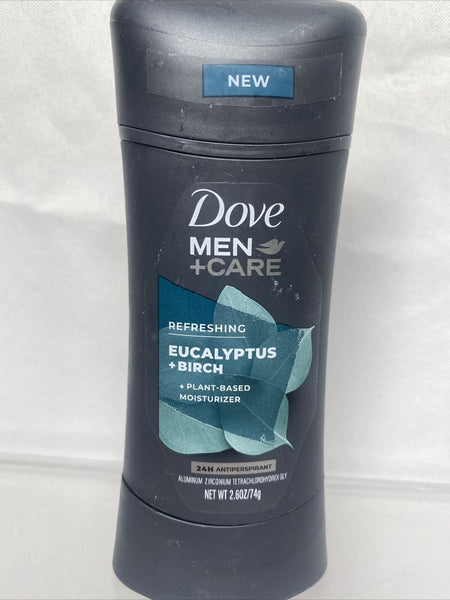 Dove Men+Care Soothing Eucalyptus Birch Antiperspirant Deodorant Stick 2.6oz