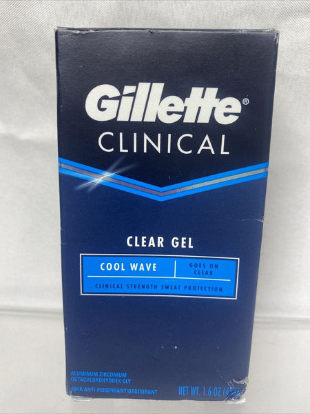Gillette Clinical Clear Gel Cool Wave Anti-Perspirant/Deodorant 1.6 oz